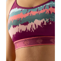 RABBIT - Women's - Strappy Pocket Bra - Raspberry Paint